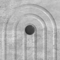 vidaXL TV skrinka Betónovo sivá 147 x 34,5 x 30 cm Kompozitné drevo
