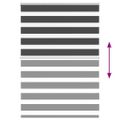 vidaXL Zebra roleta čierna 95x100 cm šírka látky 90,9 cm polyester