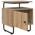 vidaXL Nočný stolík Dub artisan Kompozitné drevo
