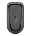 Lenovo bezdrátová myš Multi-Mode Pro Plus 6050 Myš, bezdrátová, Bluetooth 5.3, 2.4GHz, DPI 4000, tichá tlacítka, 4smerné kolecko, 36 mesícu baterie, šedá