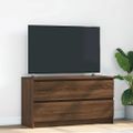 VidaXL TV skrinka Hnedý Dub 100x35x54 cm Drevo