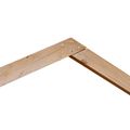 vidaXL Svadobný oblúk Svetlohnedá 221 x 92 x 216 cm Borovicový masív