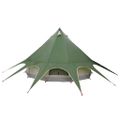 vidaXL Teepee stan pre 3 osoby 3-miestny Zelená a šedá