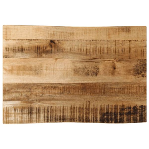 vidaXL Stolová doska živá hrana 70x40x3,8 cm masívny surový mangovník