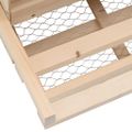 vidaXL Hniezdo pre sliepky 2 priehradky 63x40x45 cm borovicové drevo