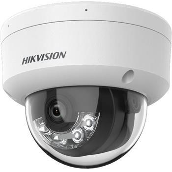Hikvision 4 MPix IP Dome Smart Hybrid Light kamera; IR/LED 30m, Mikrofón, IP67