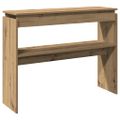 vidaXL Konzolový stolík Artisan Dub 102x30x80 cm Konštruktérske drevo