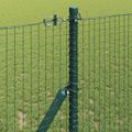 vidaXL Zváraná drôtená ohrada na upevnenie 10 x 1,4 m Zelená Sieťovina