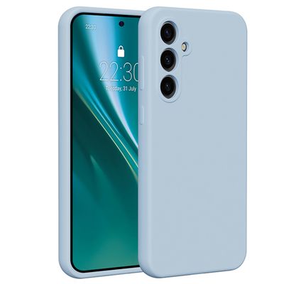 Obal Etteri Silicone pre Samsung Galaxy S23 FE svetlomodrá