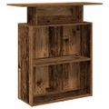 vidaXL Recepčný stôl staré drevo 100x40x104 cm kompozitné drevo