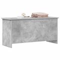 vidaXL Úložná truhlica Betónovo sivá 100 x 40 x 50 cm Kompozitné drevo