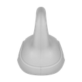 Kettlebell bitúmenový 12 kg sivý REBEL ACTIVE RBA-2322G-12