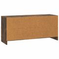 vidaXL TV skrinka Dymový dub 102 x 34,5 x 47 cm Kompozitné drevo
