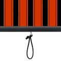 vidaXL Vonkajšia zatemňovacia roleta 140x250 cm oranžová a hnedá