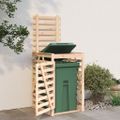 vidaXL Úložný box pre odpadkový kôš 84x90x128,5 cm masívna borovica