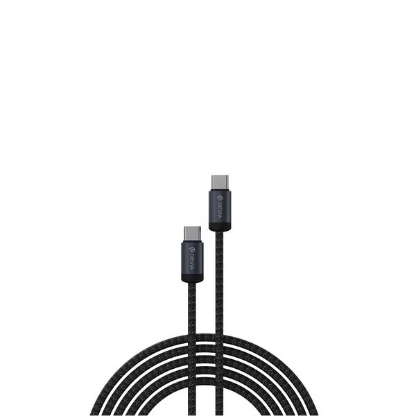 Devia kábel Gracious EC646 PD USB-C - USB-C 1,0 m 60W 3A čierny