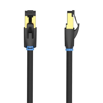 Sieťový kábel Vention IKABI Cat.8 SFTP, 1 m (čierny)