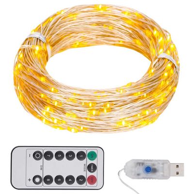 vidaXL LED reťaz s 300 LED diódami, teplá biela 30 m
