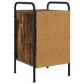 vidaXL Nočný stolík 2 ks Dymový dub 35 x 36,5 x 61 cm Kompozitné drevo