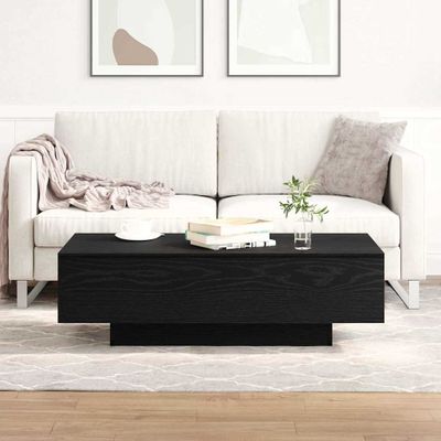 vidaXL Konferenčný stolík Čierny dub 100 x 49,5 x 31 cm