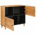 vidaXL Servírovacia skriňa 80 x 33 x 75 cm Masívne mango drevo