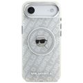 Obal Karl Lagerfeld IML Karl Head Logo MagSafe pre iPhone Air sivý