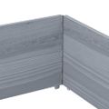 vidaXL Paletové ohrádky 2 ks sivé 100x100 cm borovicový masív