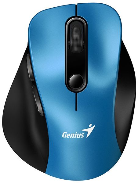 GENIUS Ergo 9000S Blue/ duálne Bluetooth + 2,4GHz/ 2400 dpi/ bezdrôtová/ tichá/ modrá Myš, bezdrôtová, optická, 2400DPI, 6 tlačidiel, Bluetooth, USB, modro-čierna