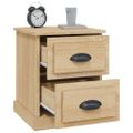 vidaXL Nočný stolík dub sonoma 39x39x47,5 cm spracované drevo