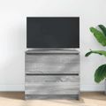 vidaXL TV skrinka Grey Sonoma 60x35x54 cm Engineered Wood