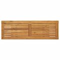 vidaXL Vonkajší stôl s úložiskom Prírodná a čierna 110 x 35 x 75 cm