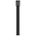 vidaXL Vonkajšia stojaca lampa čierna 110 cm nehrdzavejúca oceľ