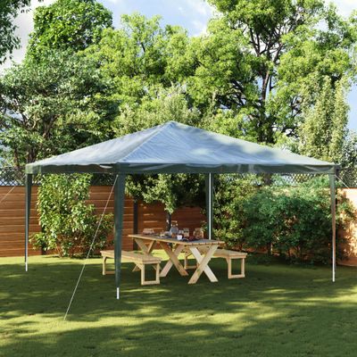 vidaXL Profesionálny párty stan 4x4 m, zelený 90 g/m²