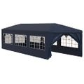 vidaXL Párty stan 3x9 m, modrý