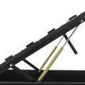 vidaXL Hydraulický posteľný rám+úložný priestor, umelá koža 100x200 cm