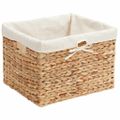 vidaXL Úložné košíky 3 ks Vodný hyacint 35 x 30 x 25 cm Prírodná