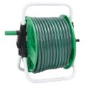 vidaXL Voľne stojaci zelený hadicový bubon sada koncoviek 0,5" 50m PVC