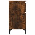 vidaXL Nočné stolíky 2 ks dymový dub 40x35x70 cm