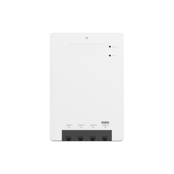 Reyee RG-RAP62-Wall, Wi-Fi 6 AX3000 Dual-Band Multi-Port Wall-Plate AP