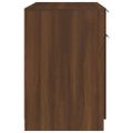 vidaXL Stôl hnedý dub 100x50x75 cm spracované drevo