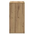 vidaXL Botník dub artisan 60x35x70 cm kompozitné drevo