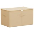 vidaXL Úložná krabica Netkaná látka 55 x 35 x 32 cm 61,6 L Krémová