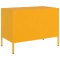 vidaXL TV skrinky 2 ks horčicovo-žlté 68x39x50,5 cm oceľ