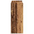 vidaXL Regál na topánky staré drevo 60x25x62 cm spracované drevo