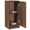 vidaXL Komoda hnedý dub 30x30x70 cm spracované drevo
