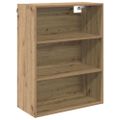 vidaXL Highboard 2 ks Remeselný dub 69,5 x 34 x 180 cm