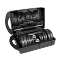 Činky liatinové nastaviteľné 20kg, REBEL ACTIVE RBA-2327-20