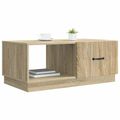 vidaXL Konferenčný stolík Dub sonoma 90 x 50 x 37 cm Kompozitné drevo