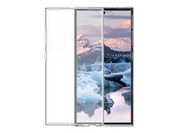 Zadný kryt pre mobilný telefón - upevňovací - plast - priesvitná - pre Samsung Galaxy S24 Ultra