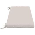 vidaXL Vankúš na lavičku SOEST 100% polyester Biela 100 x 40 x 5 cm